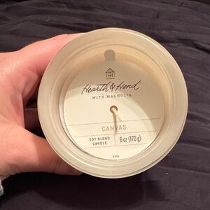 Hearth & Hand Canvas Soy Blend Candle - Cream